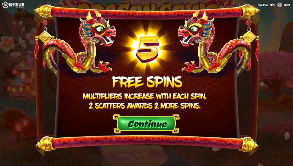 Dragon Coins Slot - Free Spins