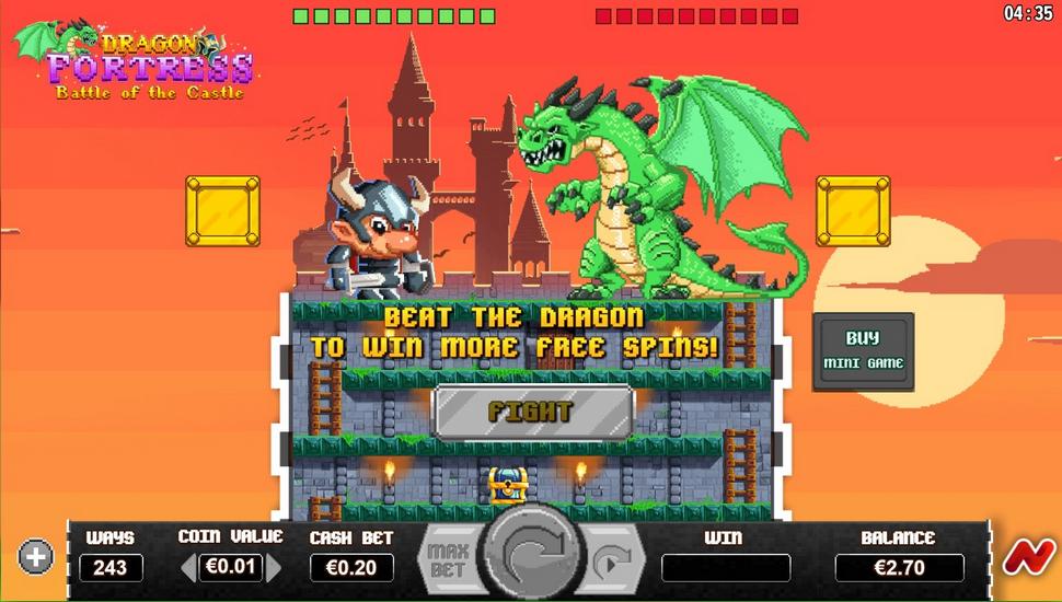 Dragon Fortress - Battle of the Castle Slot - Free Spins