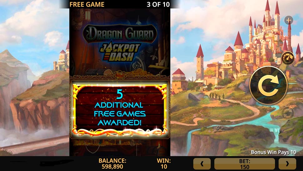Dragon Guard Jackpot Dash slot free spins