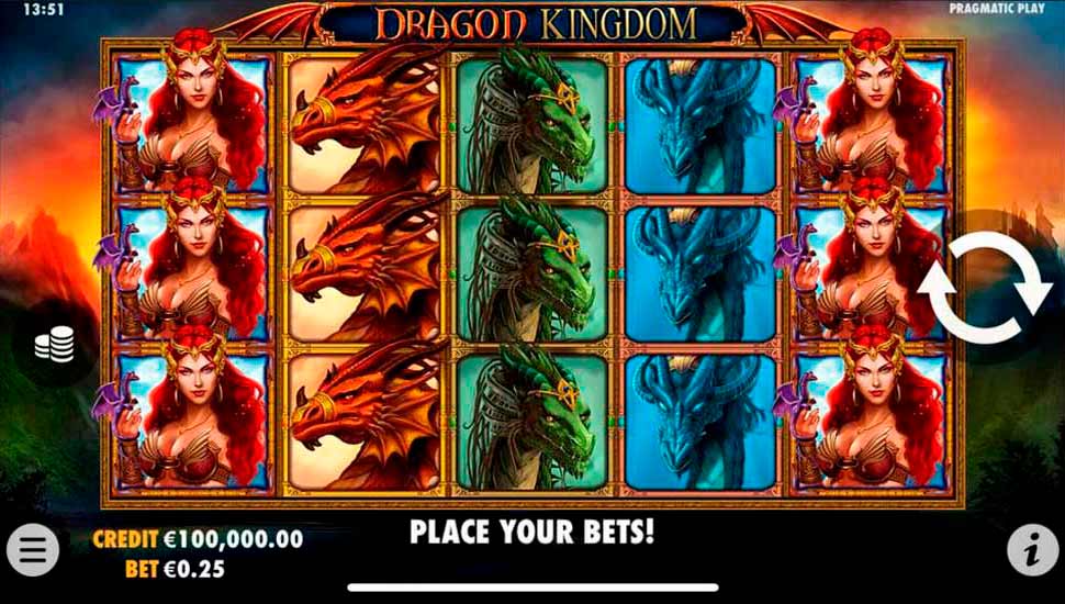 Dragons Kingdom slot mobile