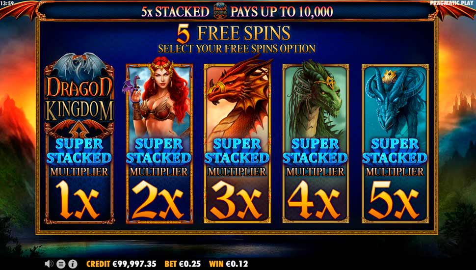Dragon Kingdom slot Free Spins