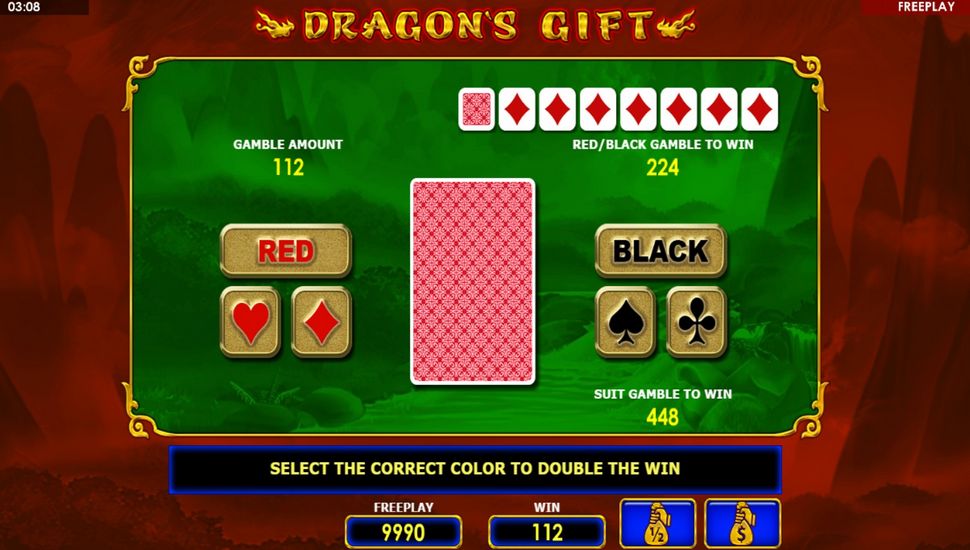 Dragon's Gift Slot - Gamble Feature