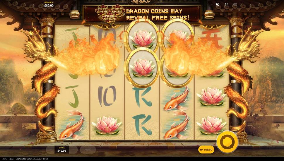 Dragon’s Luck Deluxe Slot - Dragon's Help Feature
