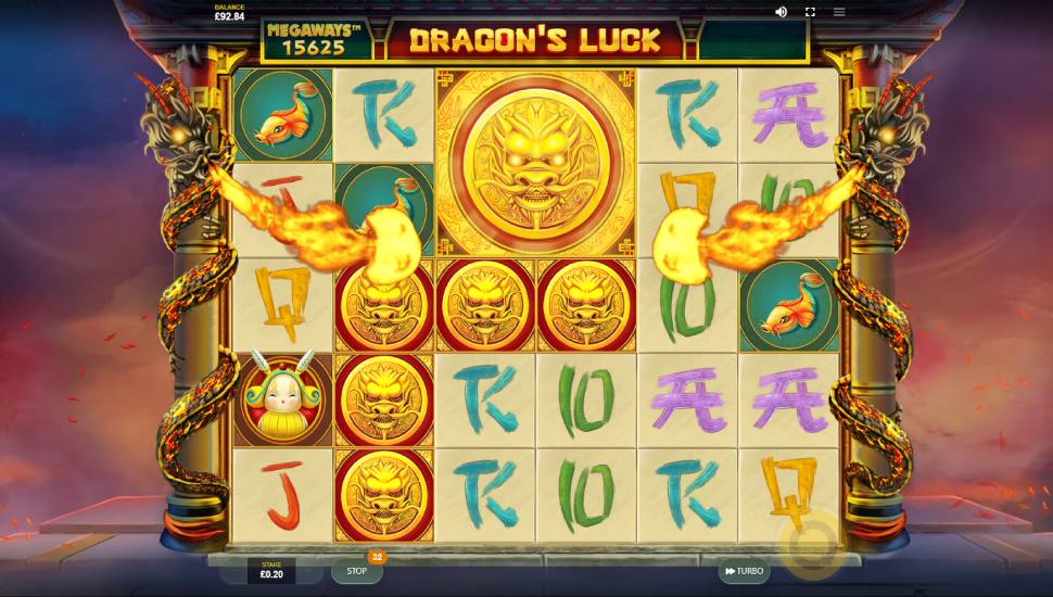 Dragon's Luck Megaways slot - feature