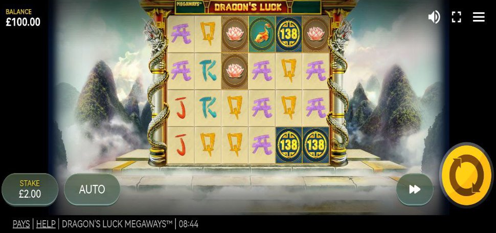Dragon's Luck Megaways slot mobile