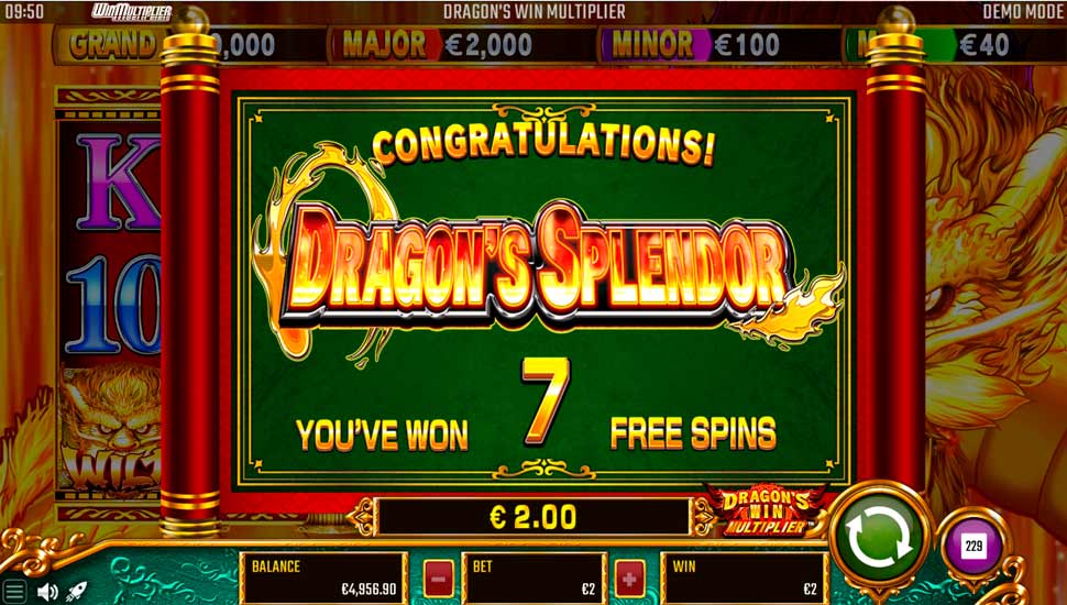 Dragon Ways Multiplier Free Play in Demo Mode