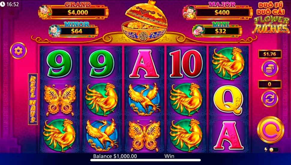 Duo Fu Duo Cai Flower Riches slot mobile