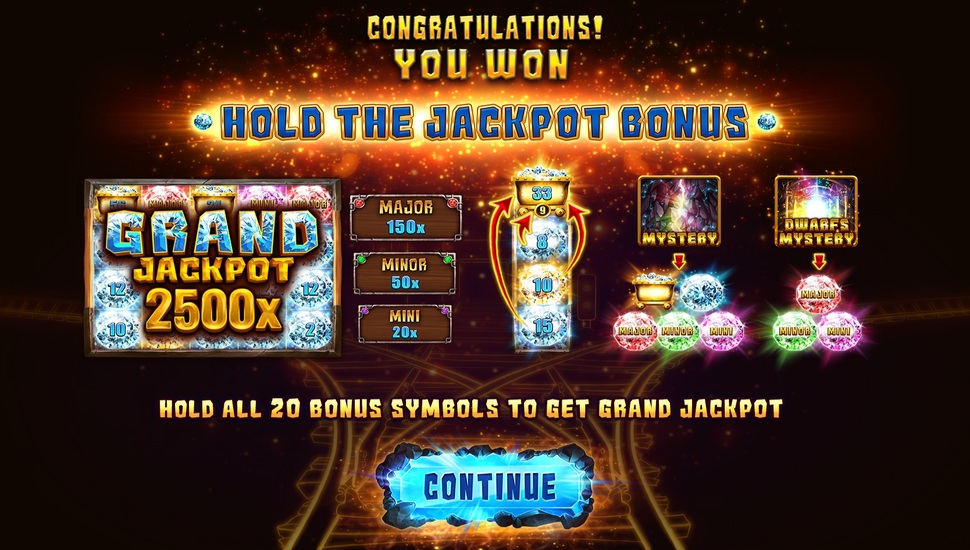 Dwarfs Fortune Hold the Jackpot slot machine