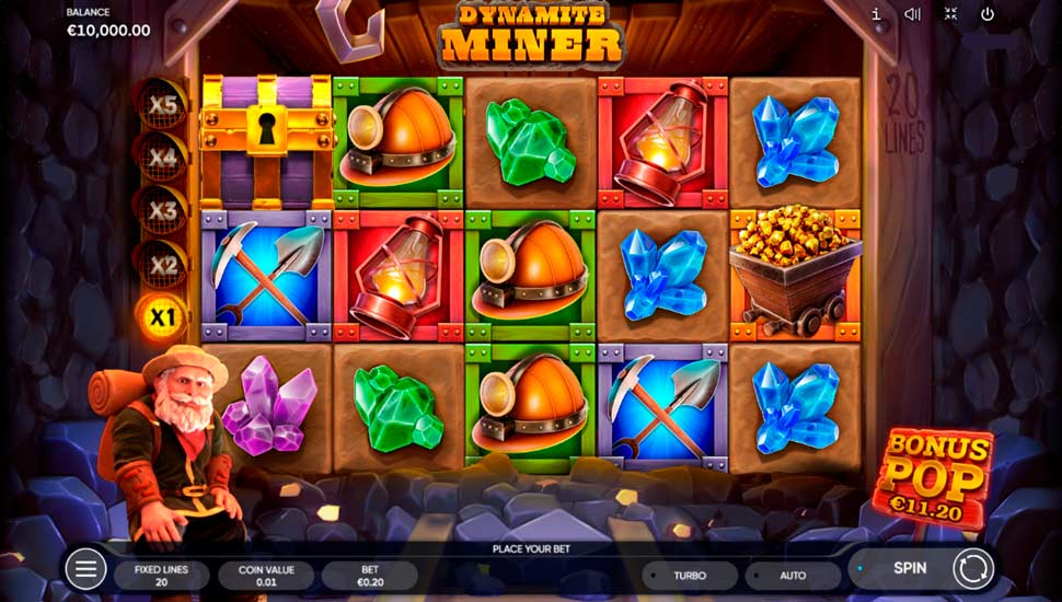 Dynamite Miner Slot - Review, Free & Demo Play preview