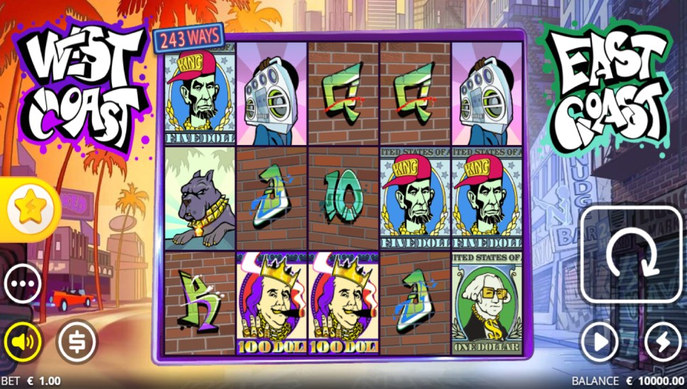 East Coast vs West Coast - Slot