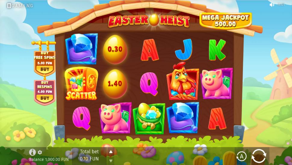 Easter Heist Slot - Review, Free & Demo Play preview