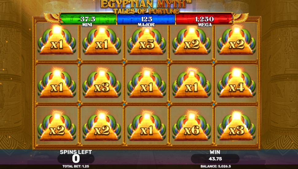 Egyptian Myth Tales of Fortune slot - feature