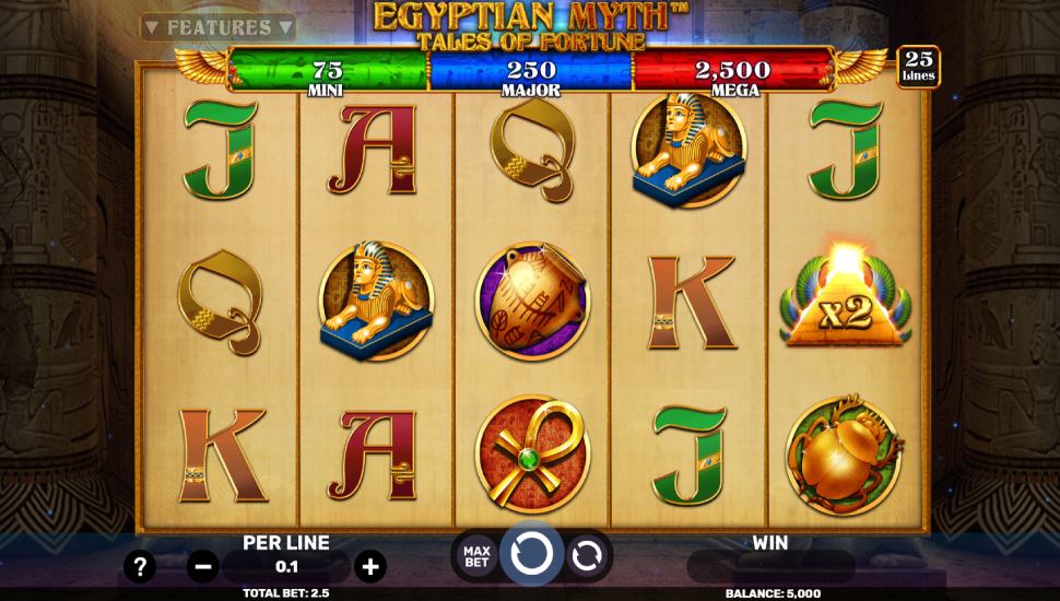 Egyptian Myth Tales of Fortune Slot - Review, Free & Demo Play preview