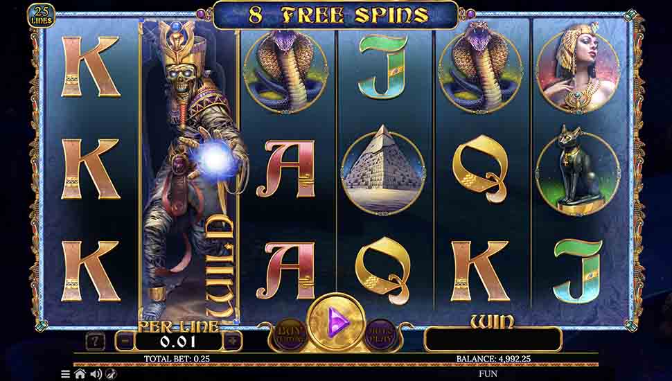 Egyptian Rebirth II Frozen Flames slot free spins