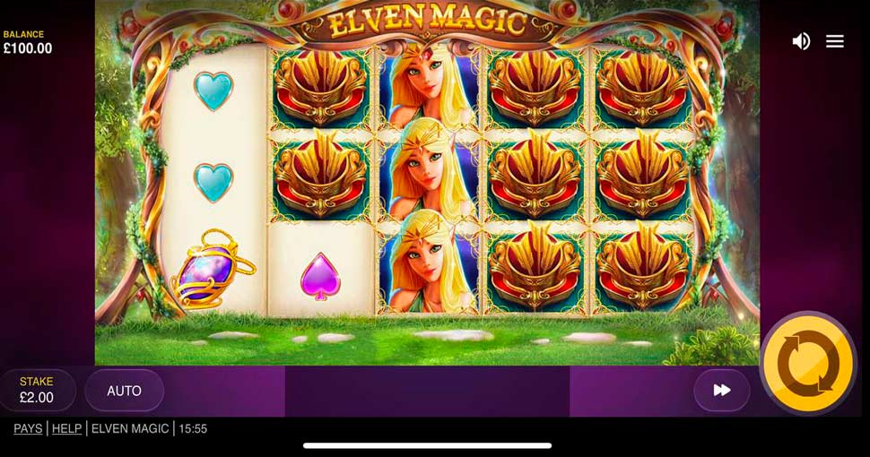 Elven magic slot mobile