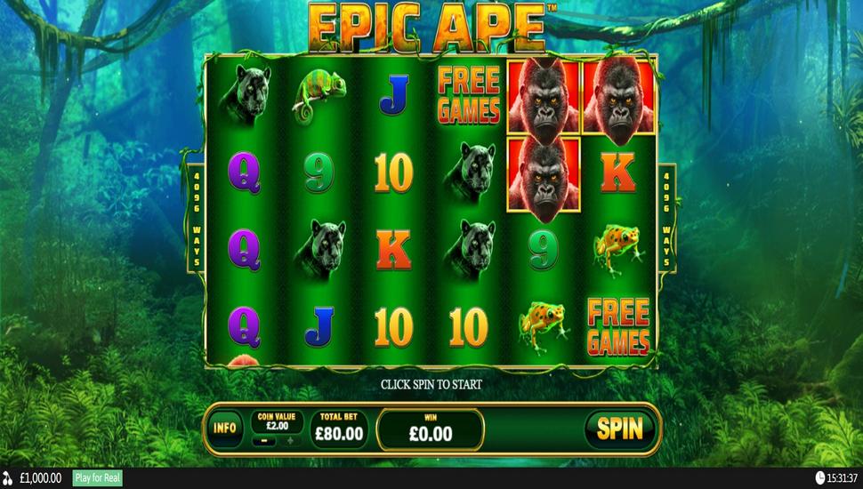 Epic Ape Slot preview