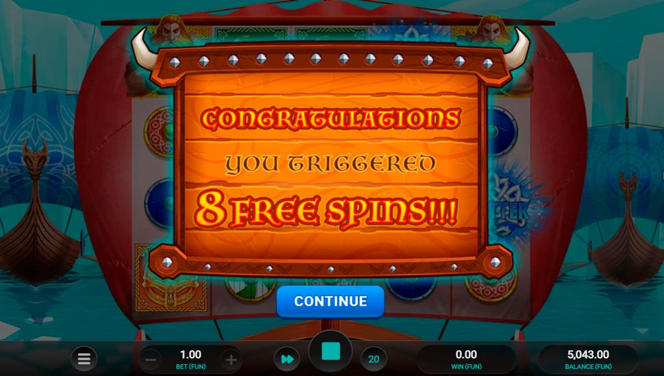 Erik the red slot Free Spins