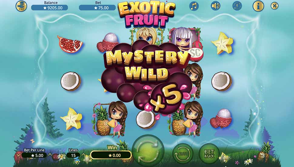 Exotic Fruit slot Mystery Wild Multiplier