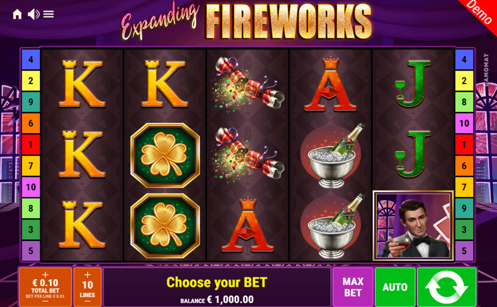 Expanding Fireworks - Slot