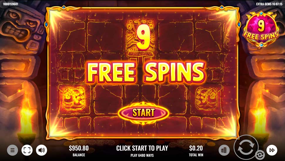 Extra gems slot Free Spins