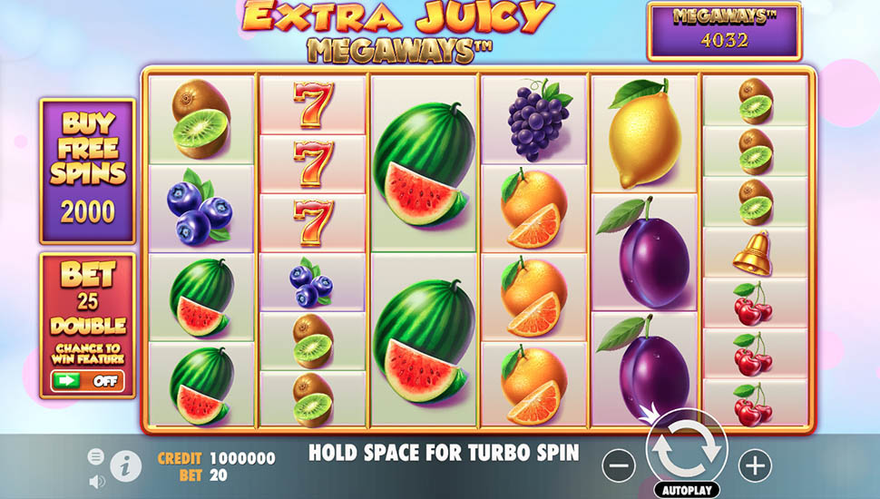 Extra Juicy Megaways slot preview