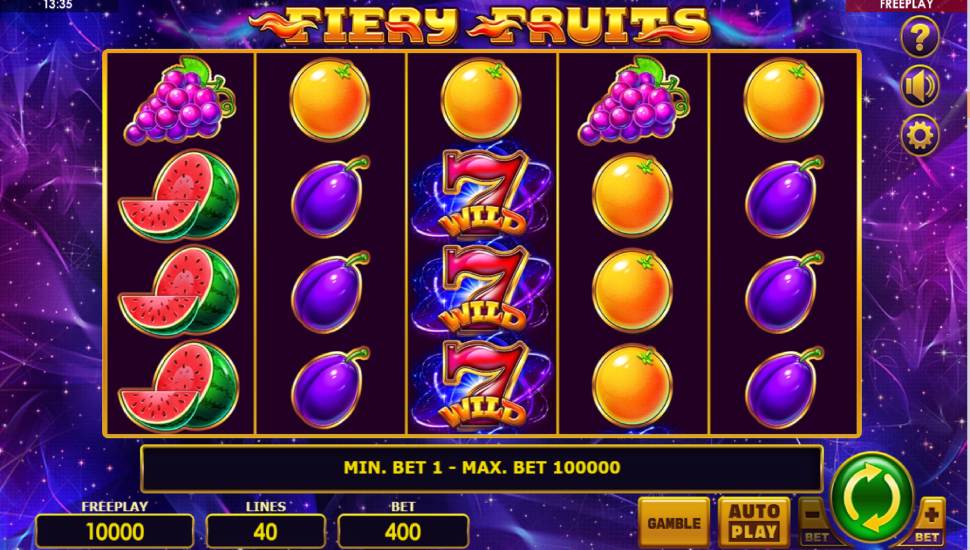 Fiery Fruits Slot - Review, Free & Demo Play