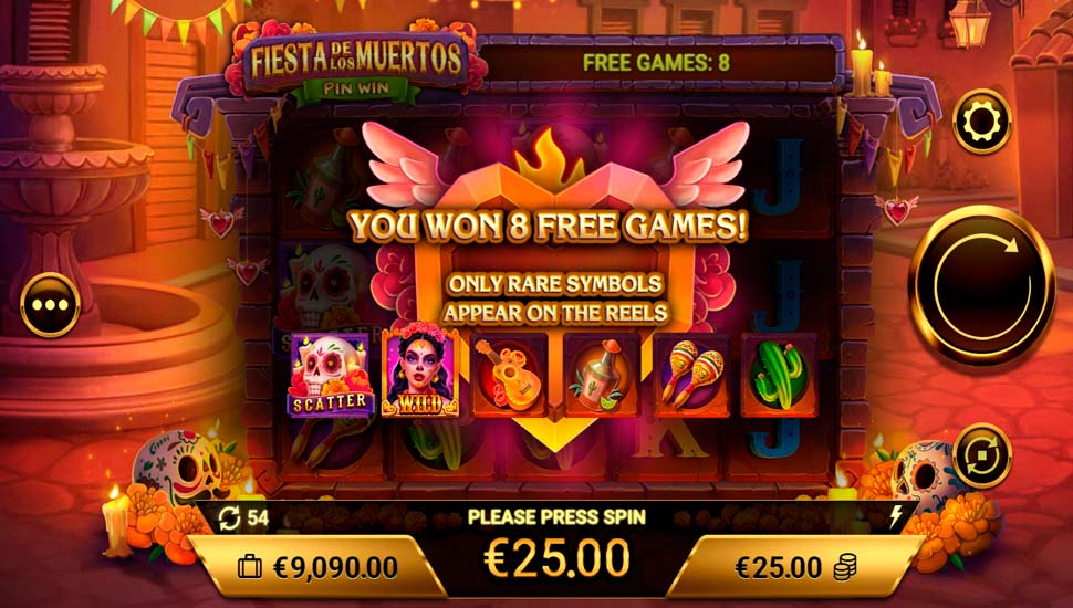 Fiesta de Los Muertos slot Free Spins