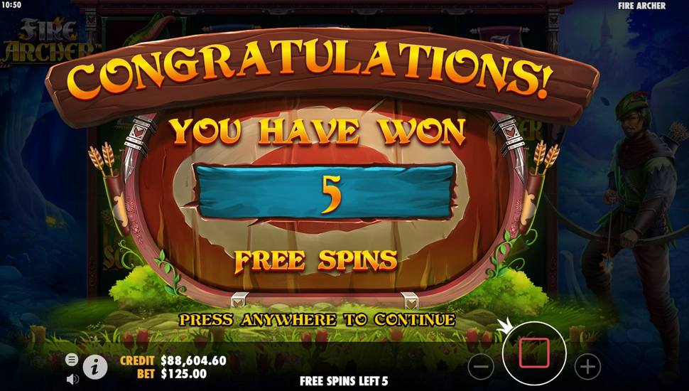 Fire Archer Slot - Free Spins