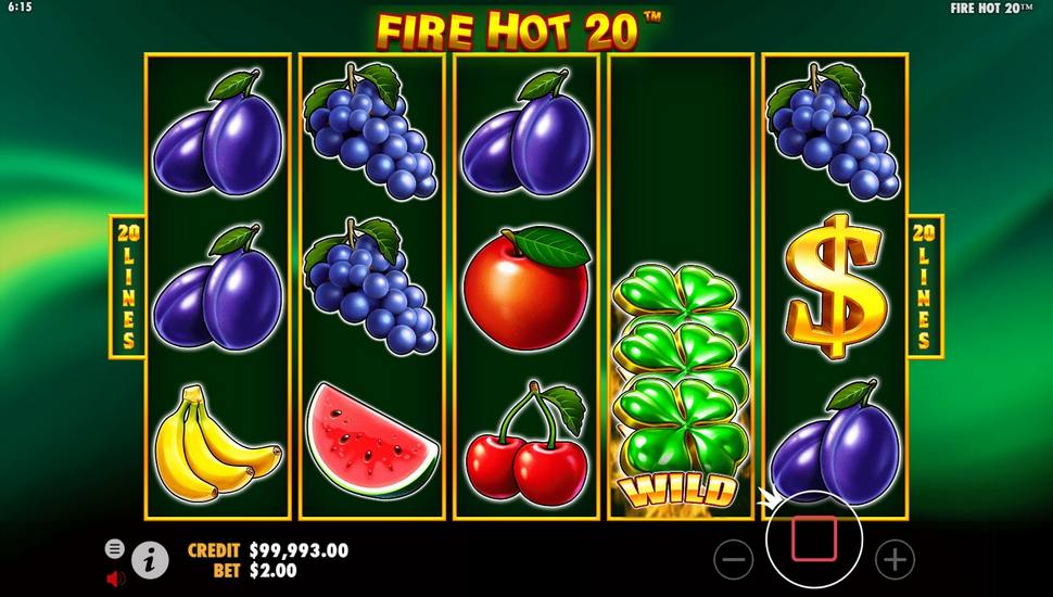 Fire Hot 20 Slot - Expanding Wilds
