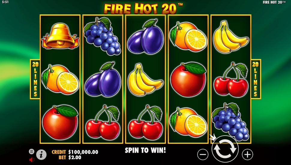 Fire Hot 20 Slot - Review, Free & Demo Play preview