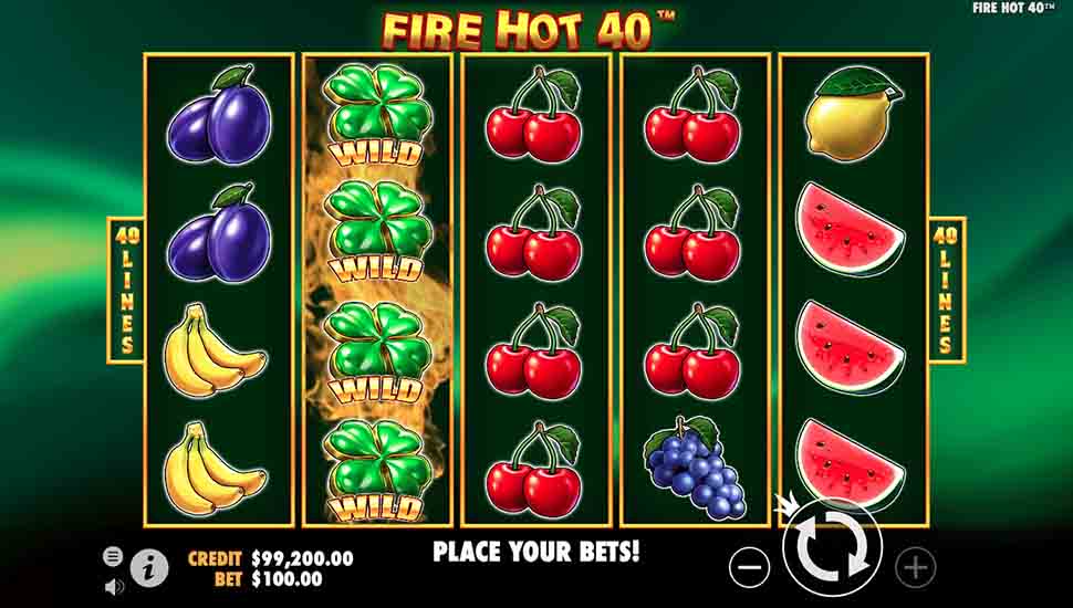 Fire Hot 40 slot Expanding Wild