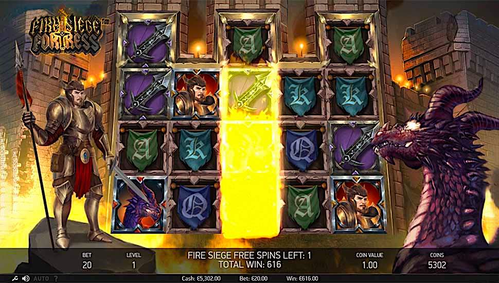 Fire Siege Fortress slot Dragon's Breath