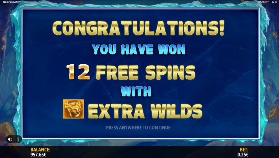 Fishin' for Gold slot - free spins