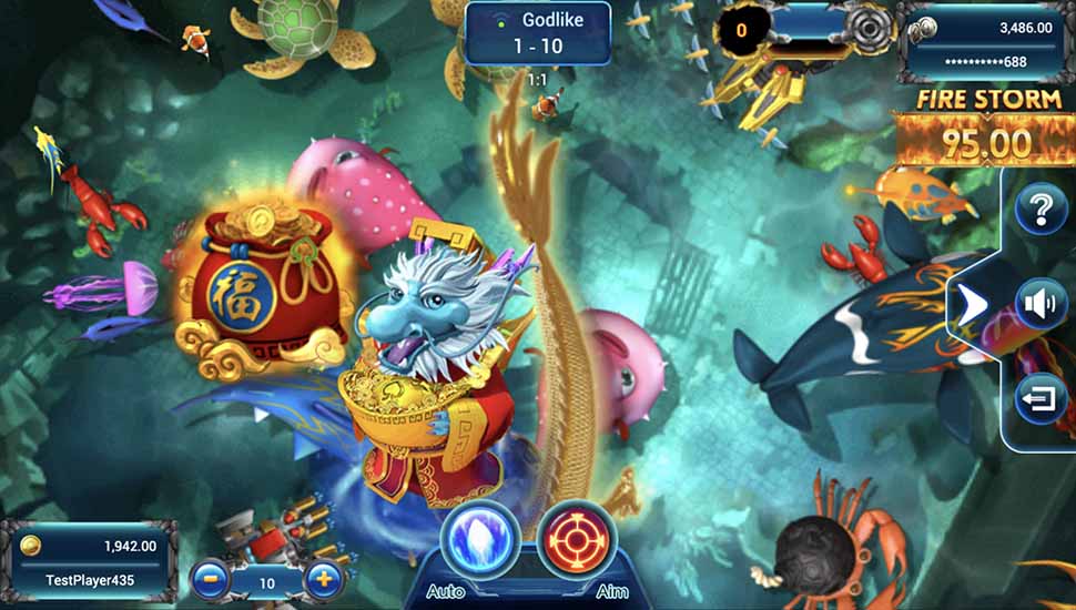 Play Free 3 Gods Fishing Game