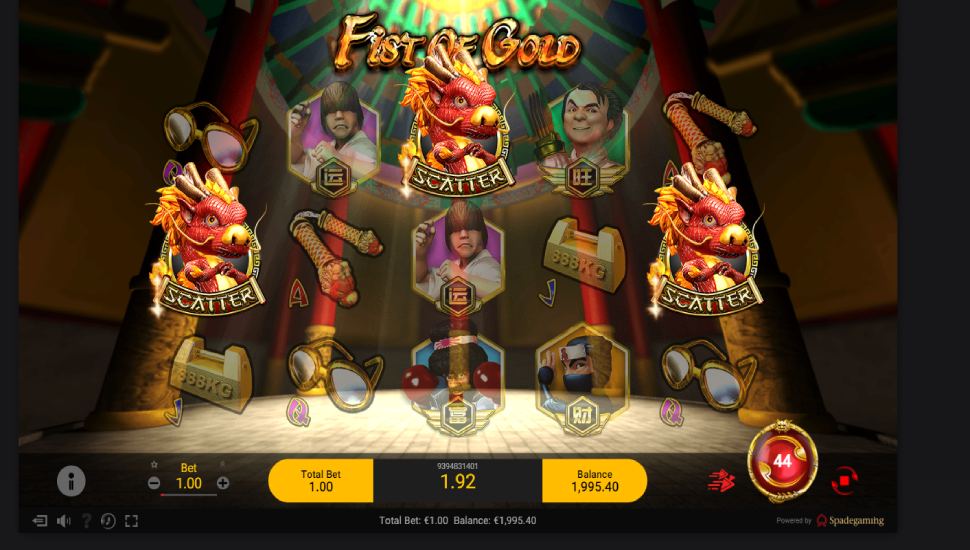 Fist of Gold slot - feature