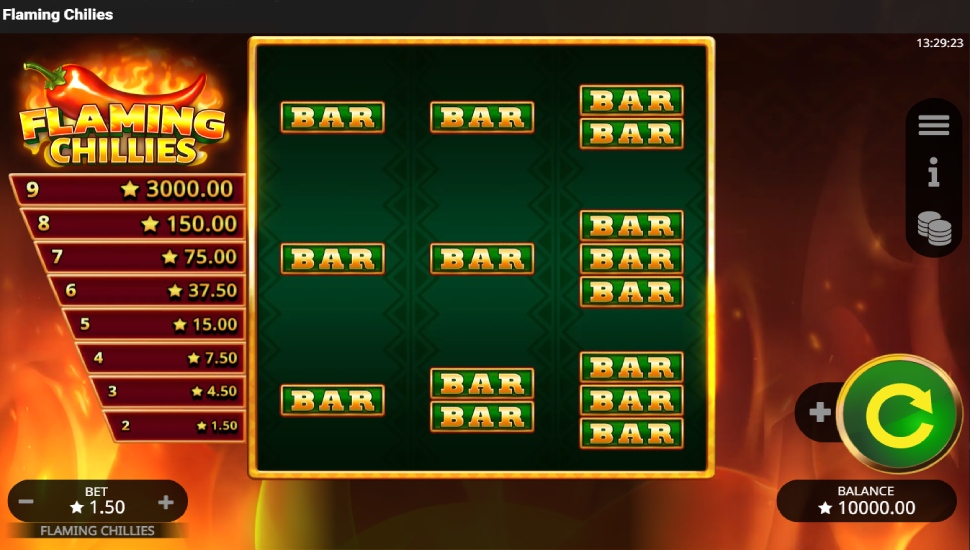 Flaming Chillies Slot preview