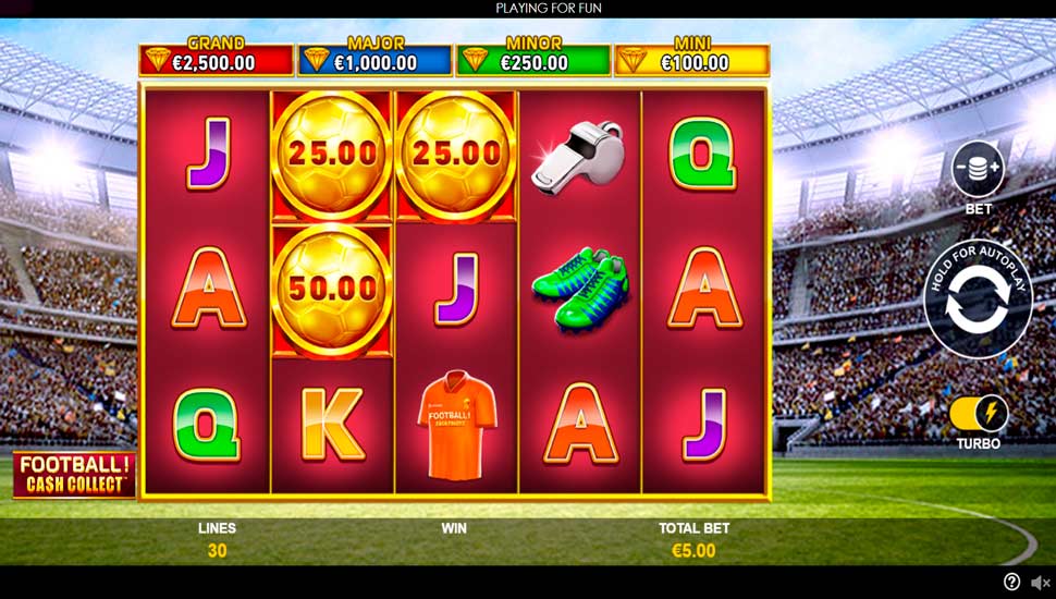 ᐈ Football Cash Collect Slot: Free Play & Review by SlotsCalendar