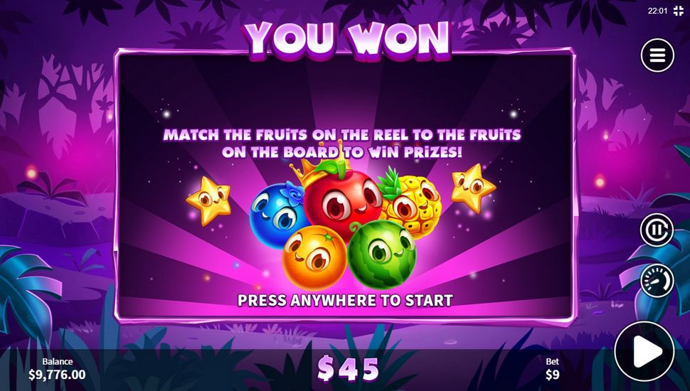 Forest Fruit Magic Slot - Bonus Game