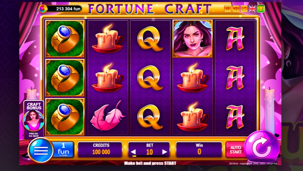 Fortune Craft Slot preview