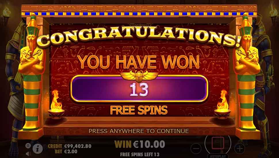 Fortune of Giza slot - free spins