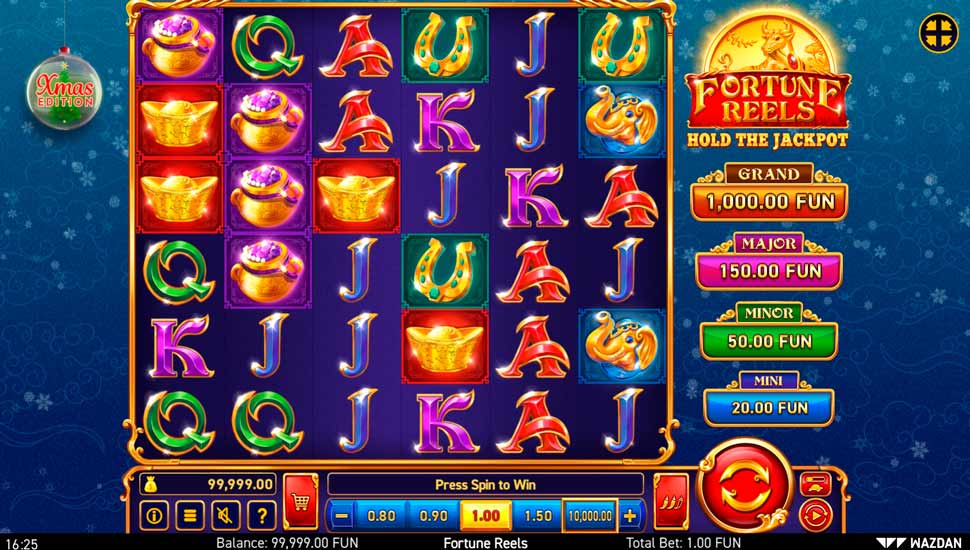 Fortune Reels Xmas Edition Slot - Review, Free & Demo Play preview