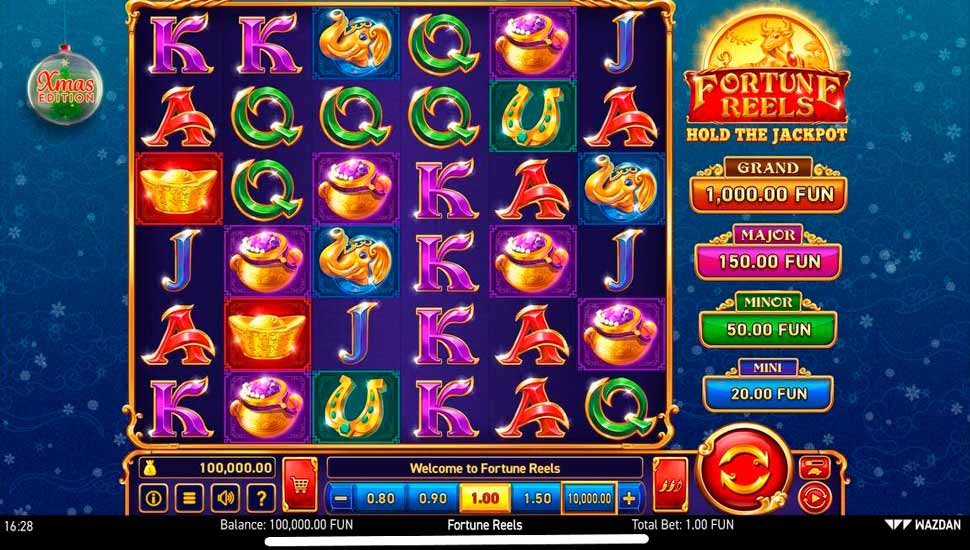 Fortune Reels Xmas Edition slot mobile
