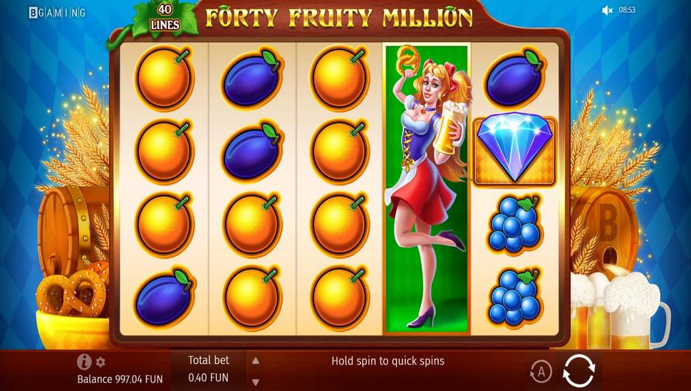 Forty Fruity Million Oktoberfest Edition Slot - Expanded Wild