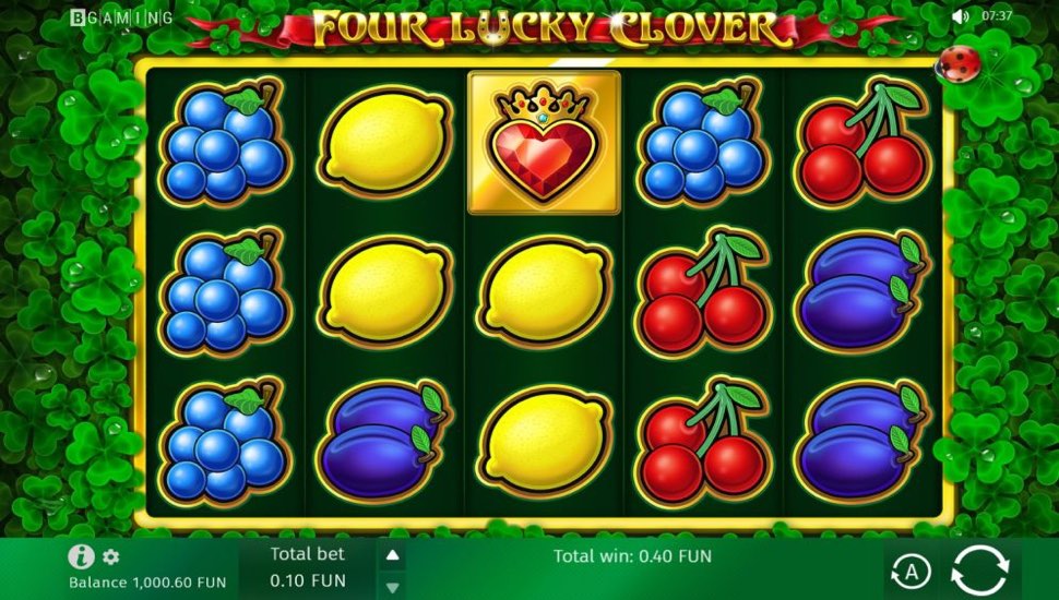 Four Lucky Clover Online Slot