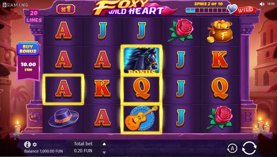 Foxy Wild Heart Slot preview