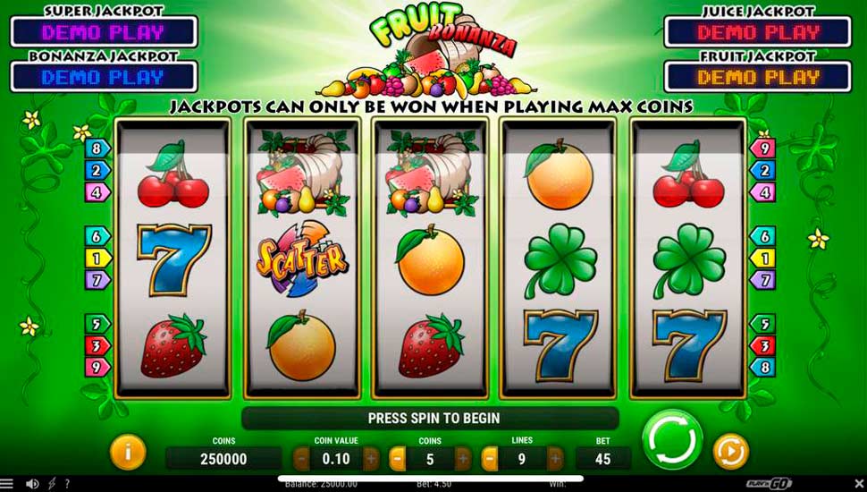 Fruit bonanza slot mobile