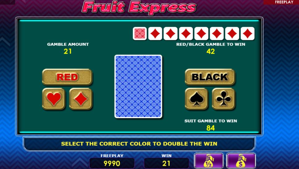Fruit express slot - risk game