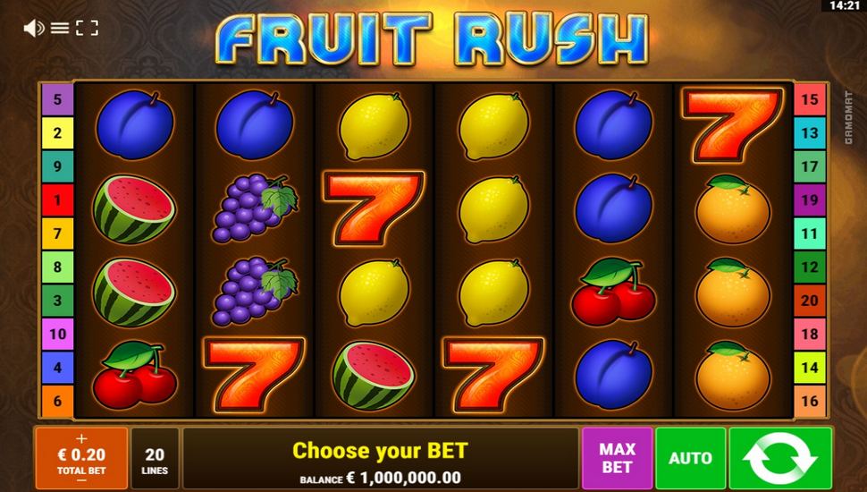 Fruit Rush Slot - Review, Free & Demo Play preview
