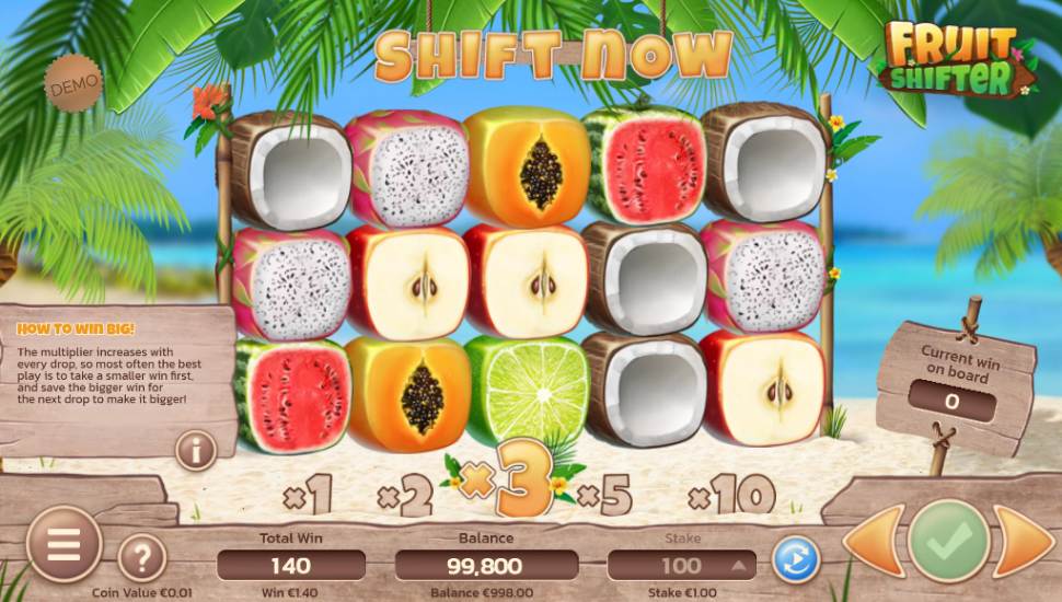 Fruit Shifter slot - feature