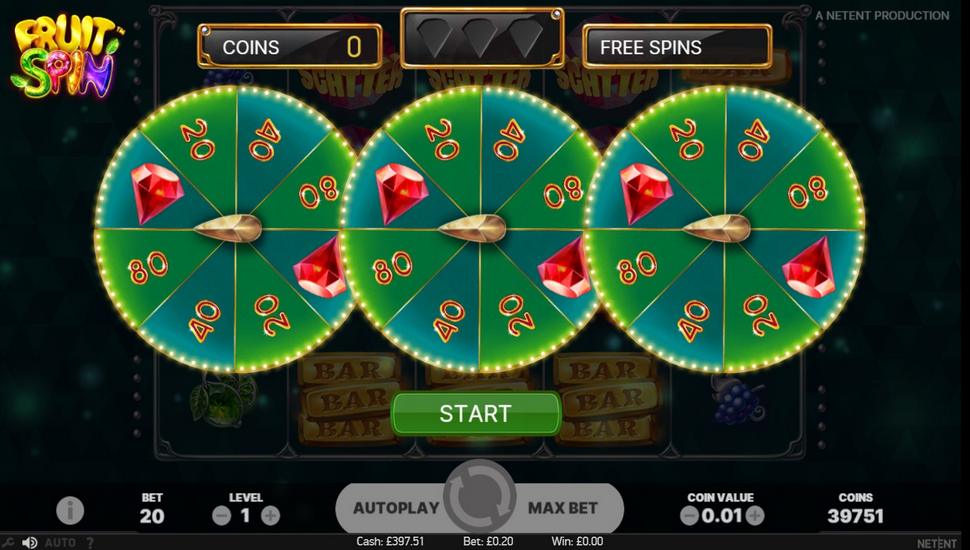 Fruit Spin Slot - Luck Wheels Feature